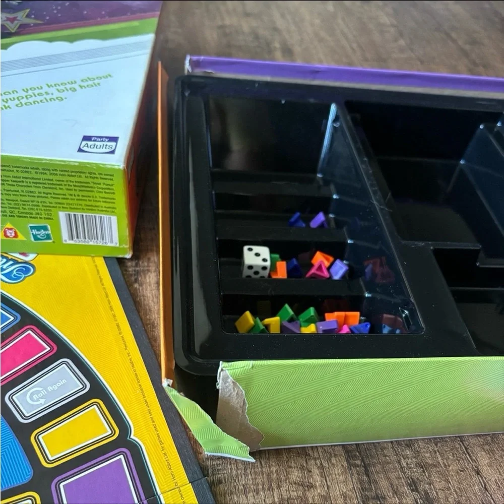 Trivial Pursuit Totally '80s Board Game - Colorful Retro Box